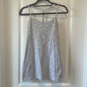 Lululemon Space Grey Y Back Tank